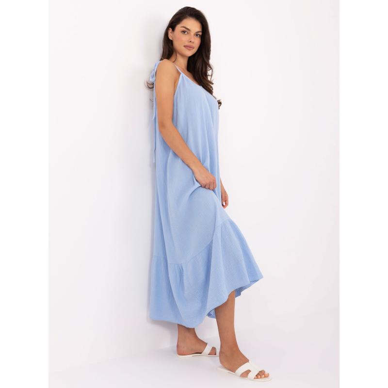 Világoskék, kibomló muszlin ruha OCH BELLA