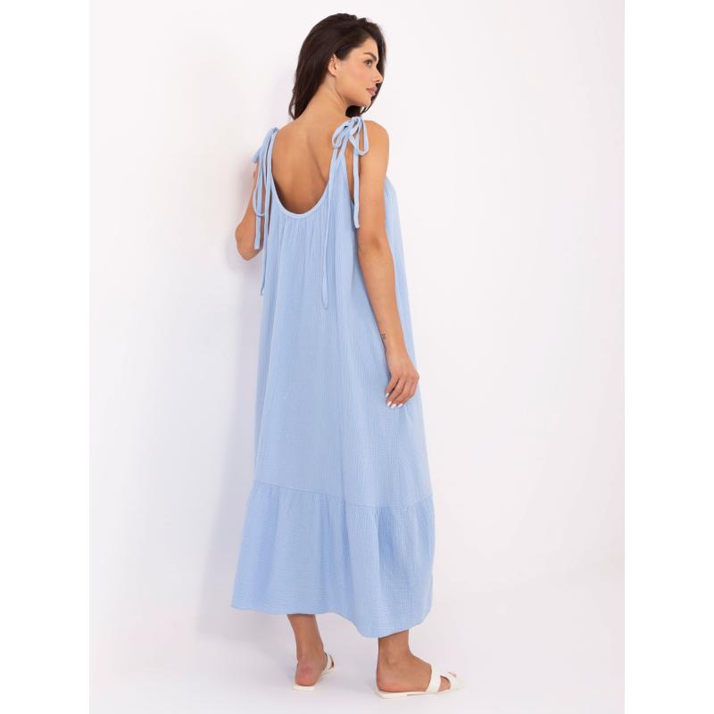 Világoskék, kibomló muszlin ruha OCH BELLA