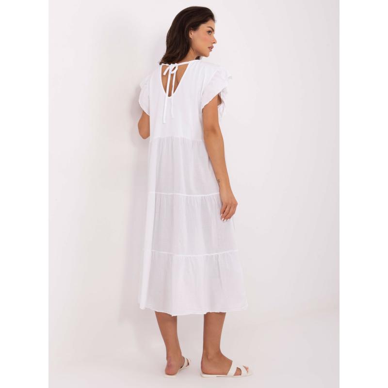 Fehér ruha megkötős hátrésszel OCH BELLA