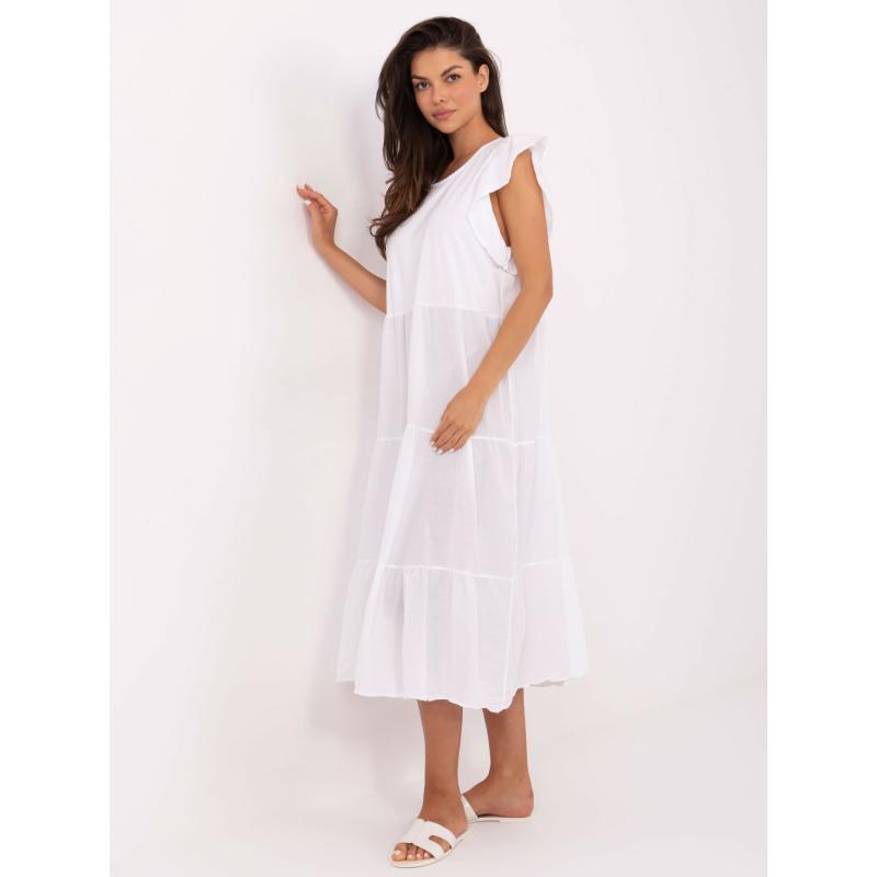Fehér ruha megkötős hátrésszel OCH BELLA