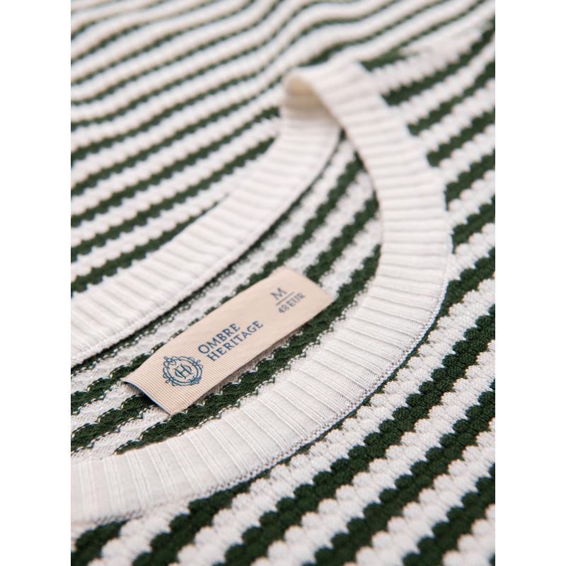 Pamut póló mellkason és háton nyomtatással - sötétbézs V2 OM-TSWT-0201 OM-TSWT-0201