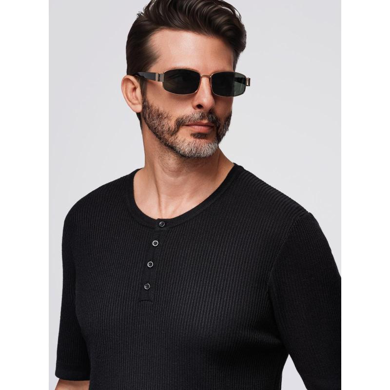 Pamut póló mellkasi és hátsó részen nyomtatással - sötétbézs V2 OM-TSWT-0201 OM-TSWT-0201