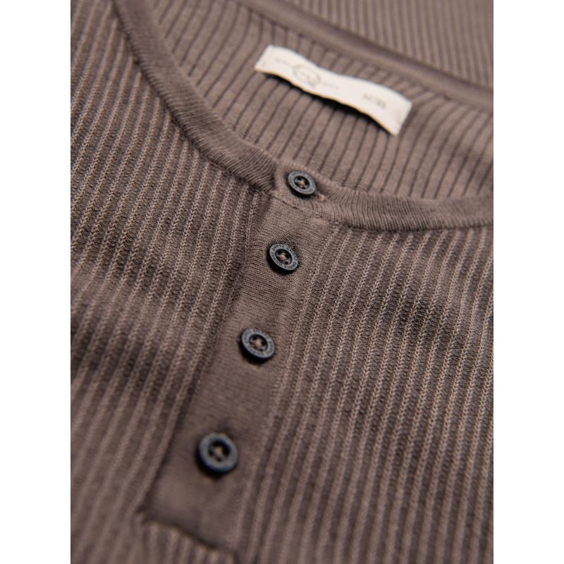 Pamut póló mellkasi és hátsó nyomtatással - sötétbézs V2 OM-TSWT-0201 OM-TSWT-0201