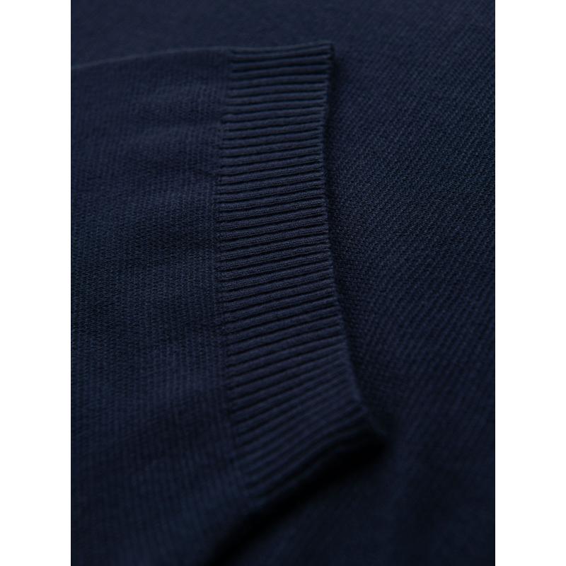 Modern, steppelt férfi kabát kombinált anyagokból – fekete V1 OM-JAHP-0303