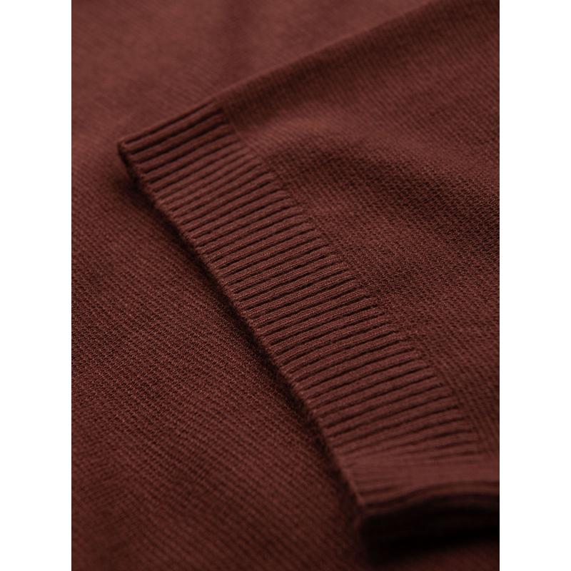 Férfi steppelt kabát levehető kapucnival – kék-piros V1 OM-JALP-0206