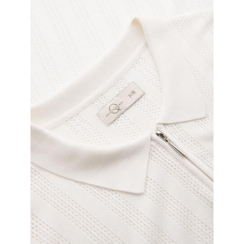 Férfi steppelt kabát levehető kapucnival – grafit-fehér V3 OM-JALP-0206