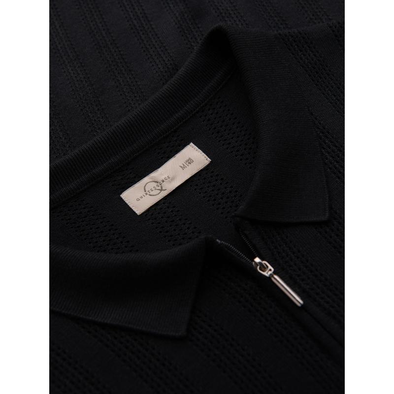 Steppelt bomberdzseki kapucnival és kötött ujjakkal – fekete V1 OM-JALP-0298