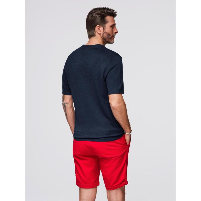 Steppelt bomberdzseki kapucnival és kötött ujjakkal – sötétkék V2 OM-JALP-0298