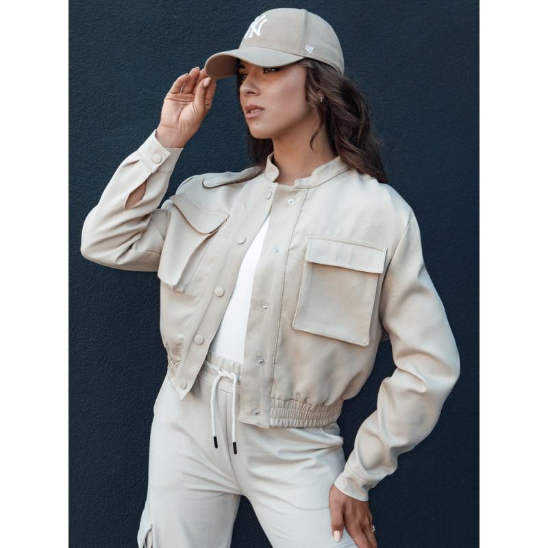 Dámská bunda PRIEV béžová