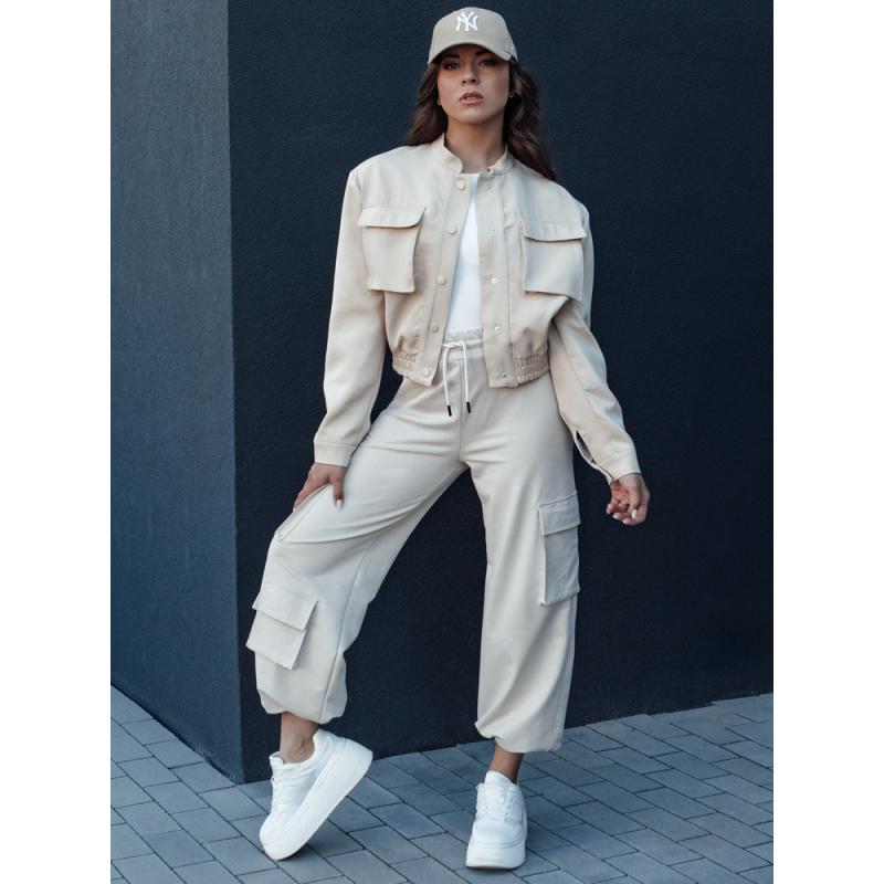 Dámská bunda PRIEV béžová