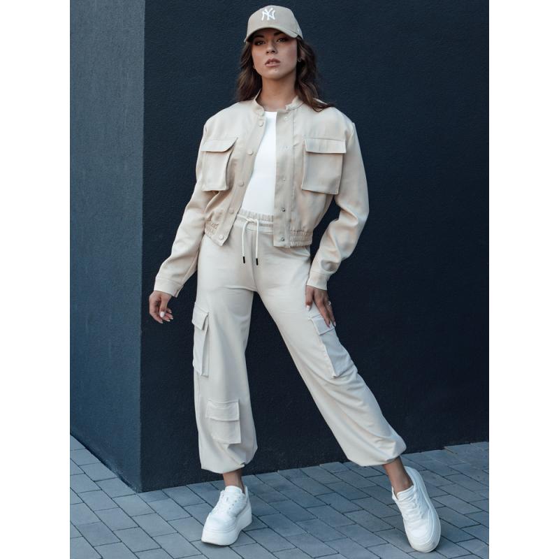 Dámská bunda PRIEV béžová