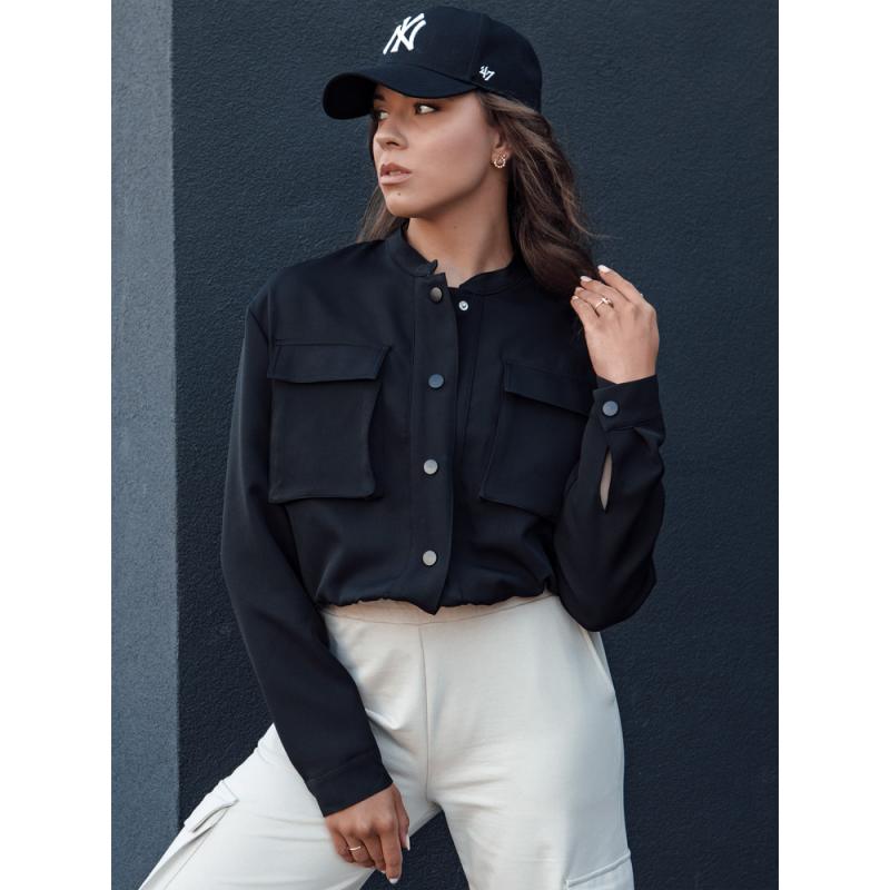 Dámská bunda bomber PRIEV černá