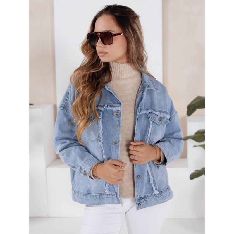 Dámská džínová bunda DENZARIA modrá