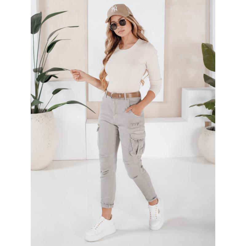 Dámské cargo kalhoty CARGOIF šedé
