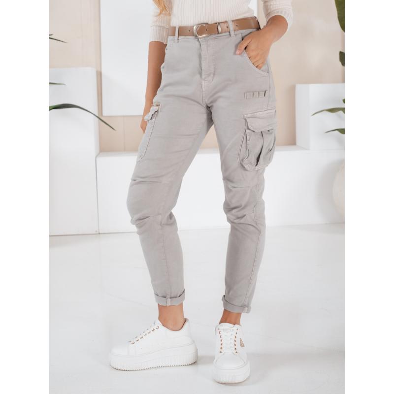 Dámské cargo kalhoty CARGOIF šedé