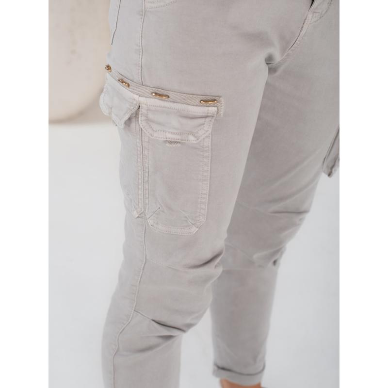 Dámské cargo kalhoty CARGOIF šedé