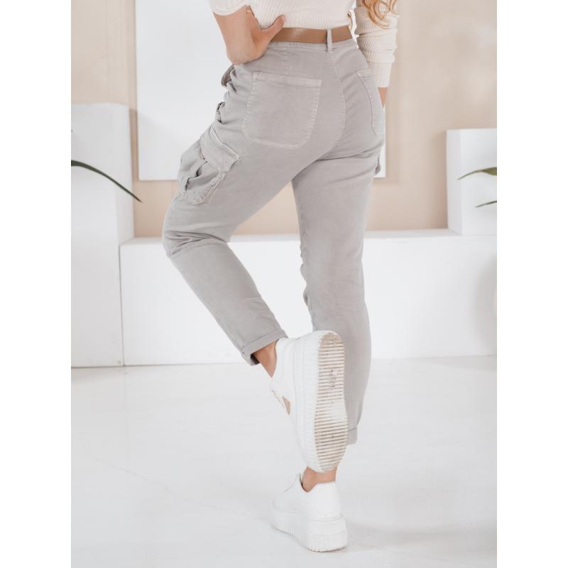 Dámské cargo kalhoty CARGOIF šedé