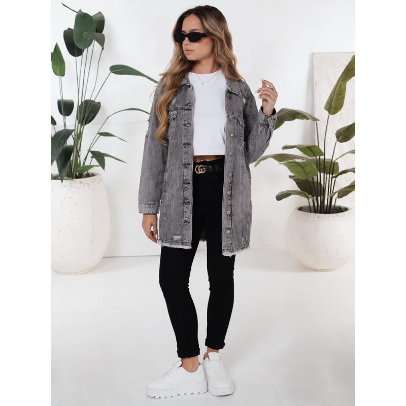 Női farmerdzseki XENIA szürke