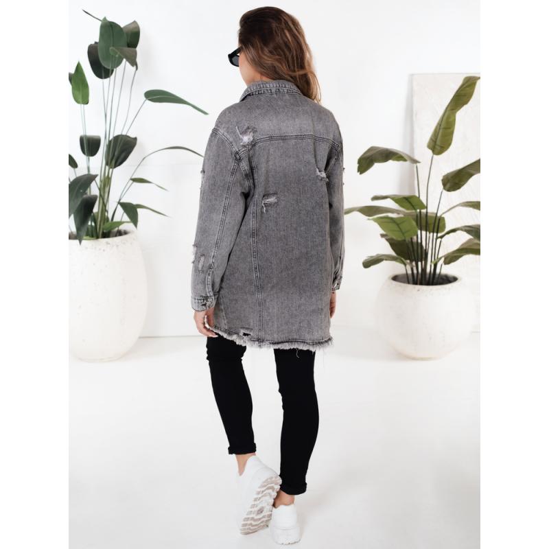 Női farmerdzseki XENIA szürke