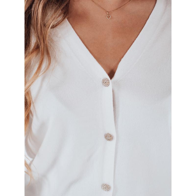 CHICGLOW női kardigán, fehér