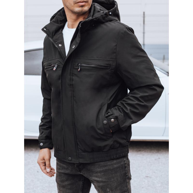 Pánska prechodová bunda, čierna