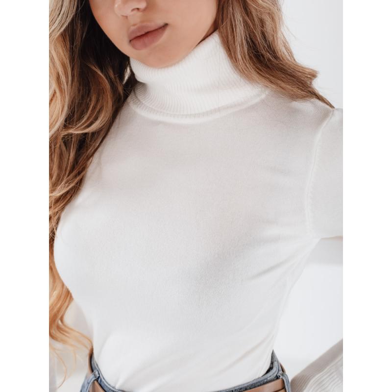 Dámský svetr s rolákem VANORIA bílý