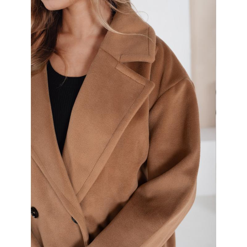 Férfi átmeneti kabát oversize barna