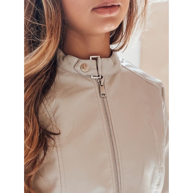Dámská kožená bunda LOVEBIKER šedá