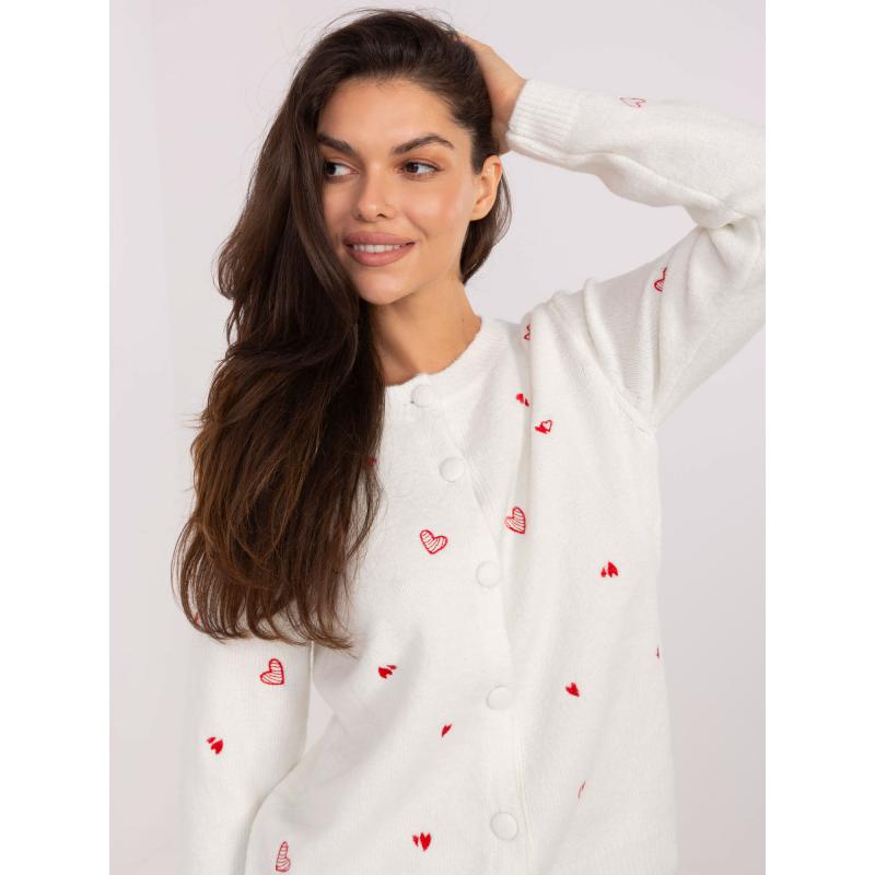 Ekru gyapjú pulóver