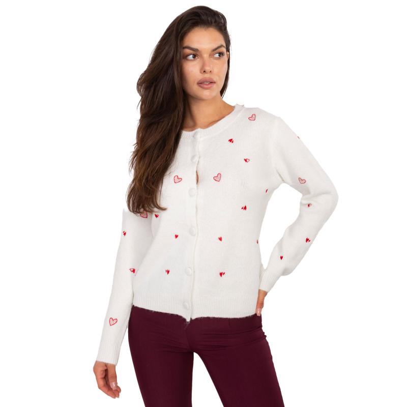 Ekru gyapjú pulóver