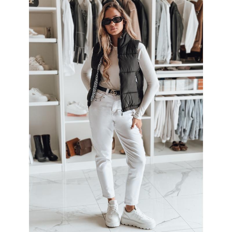 URBANELLE női steppelt mellény, fekete