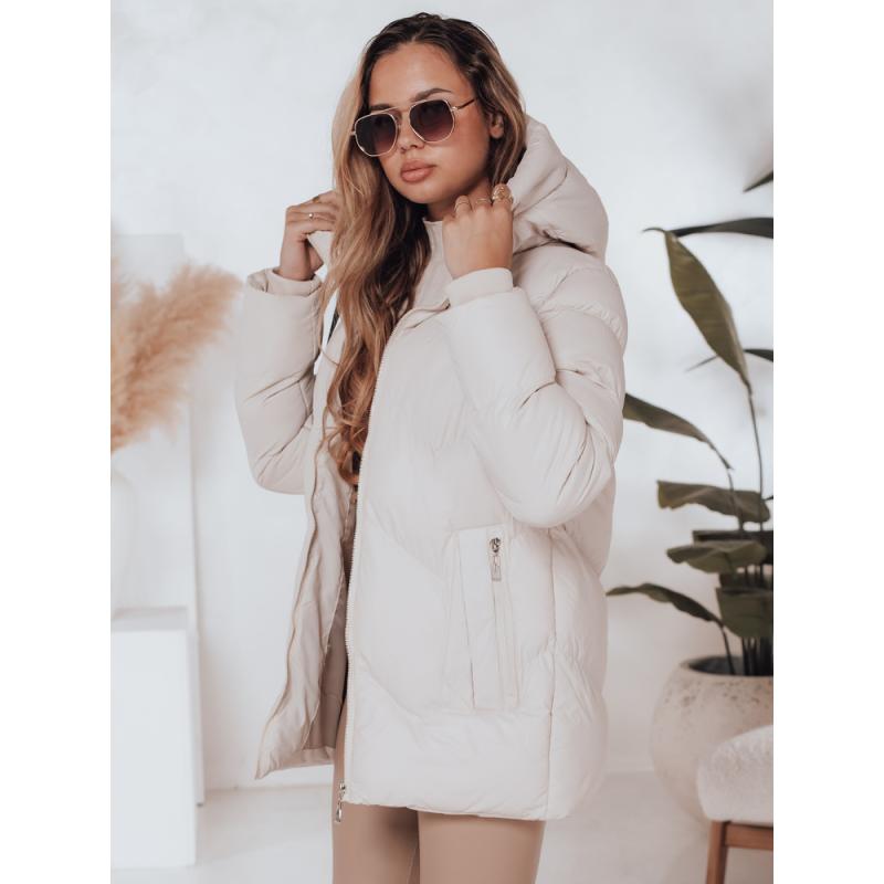 Dámská zimní bunda SALVONA khaki prošívaná