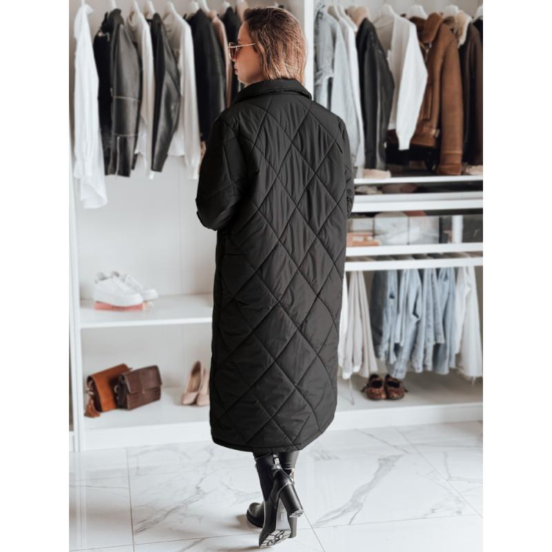 Dámska prešívaná zimná bunda WARMISSA v čiernej farbe