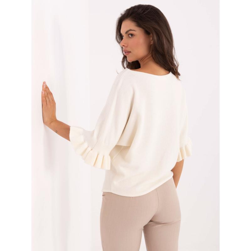 Fluoreszkáló rózsaszín oversized pulóver gyapjú keverékkel