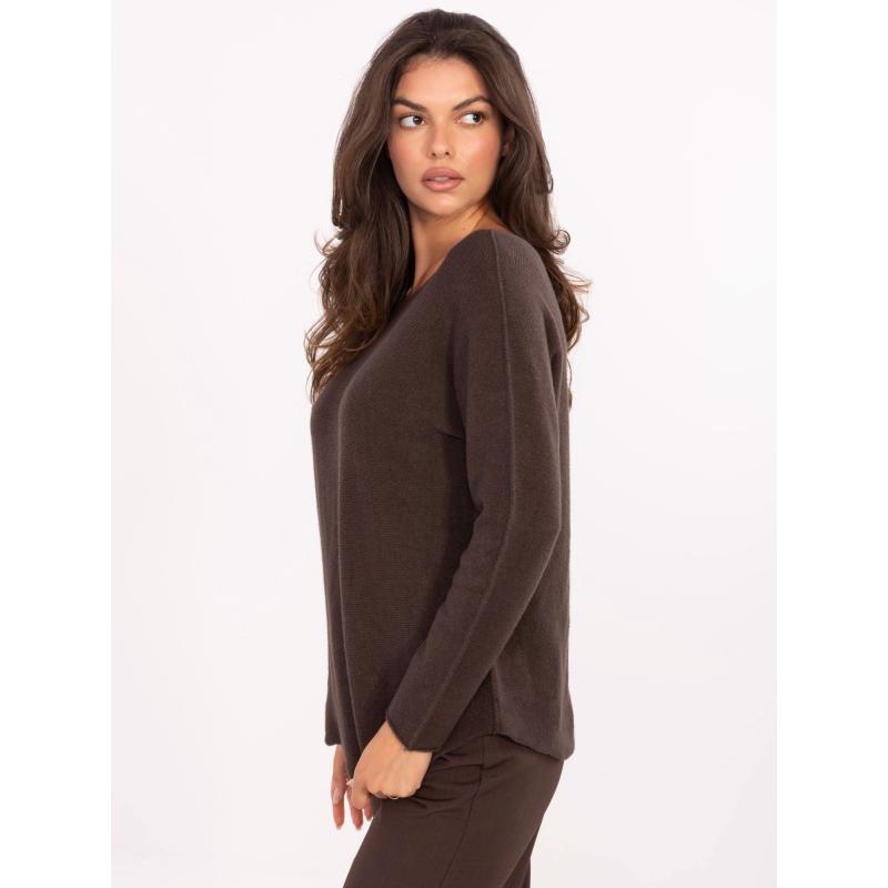 Pisztáciás oversized pulóver 3/4-es ujjakkal Kék és világos rózsaszín oversized pulóver