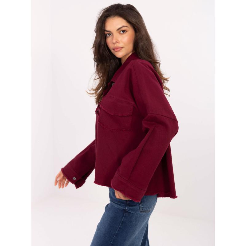 Bordó farmerdzseki gallérral RUE PARIS