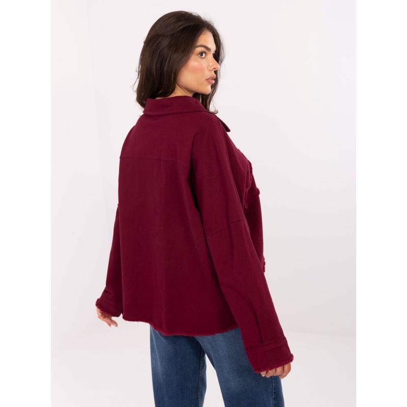 Bordó farmerdzseki gallérral RUE PARIS