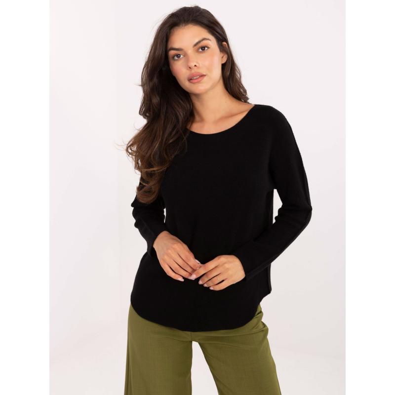 Světle béžový svetr s barevnými mašličkami