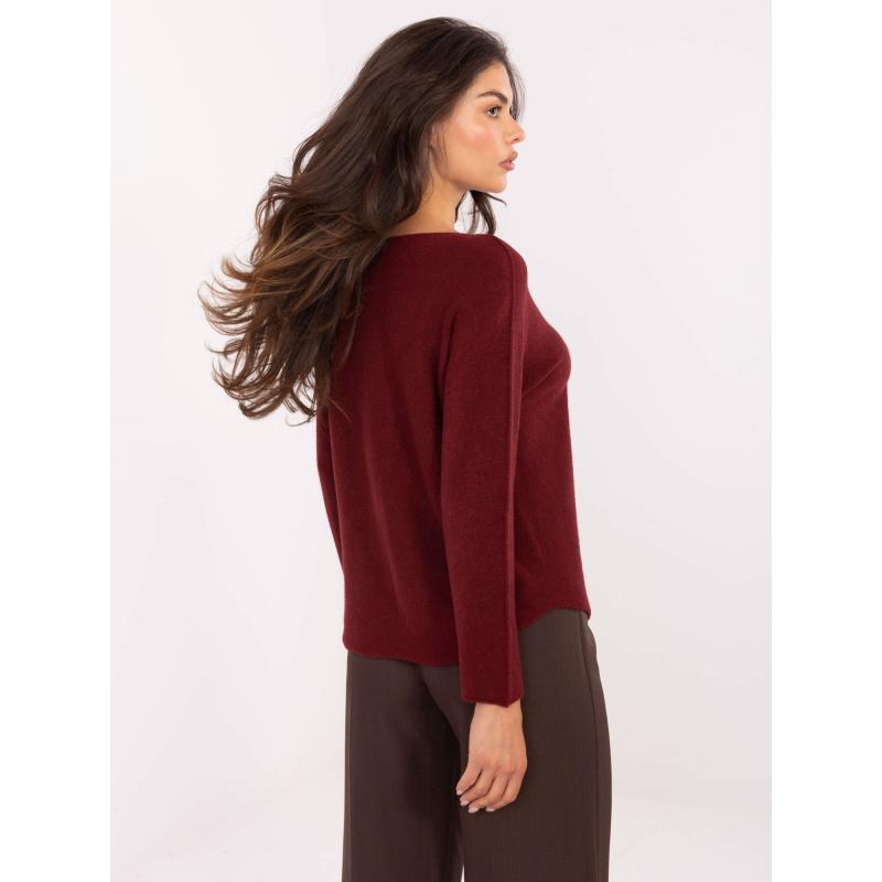 Világos bézs pulóver nyílásokkal BASIC FEEL GOOD