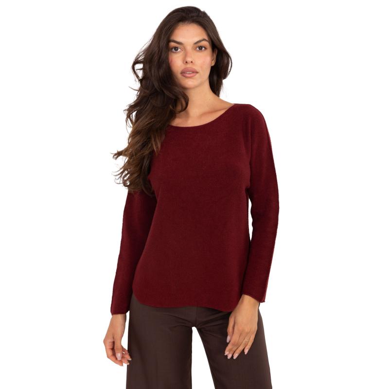 Világos bézs pulóver nyílásokkal BASIC FEEL GOOD