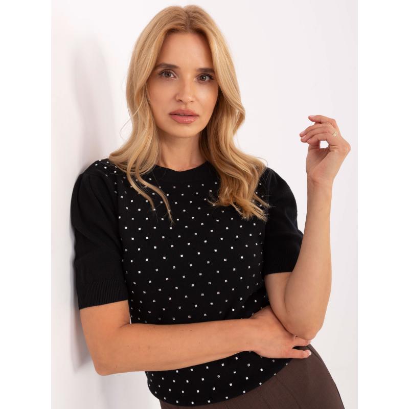 Biely dámsky sveter s viskózou