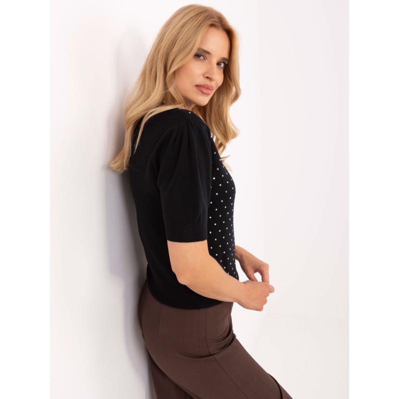 Biely dámsky sveter s viskózou