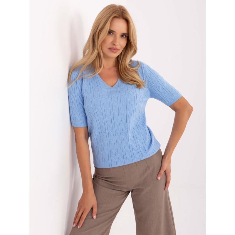 Piszkos rózsaszínű, elegáns, denevérujjas pulóver