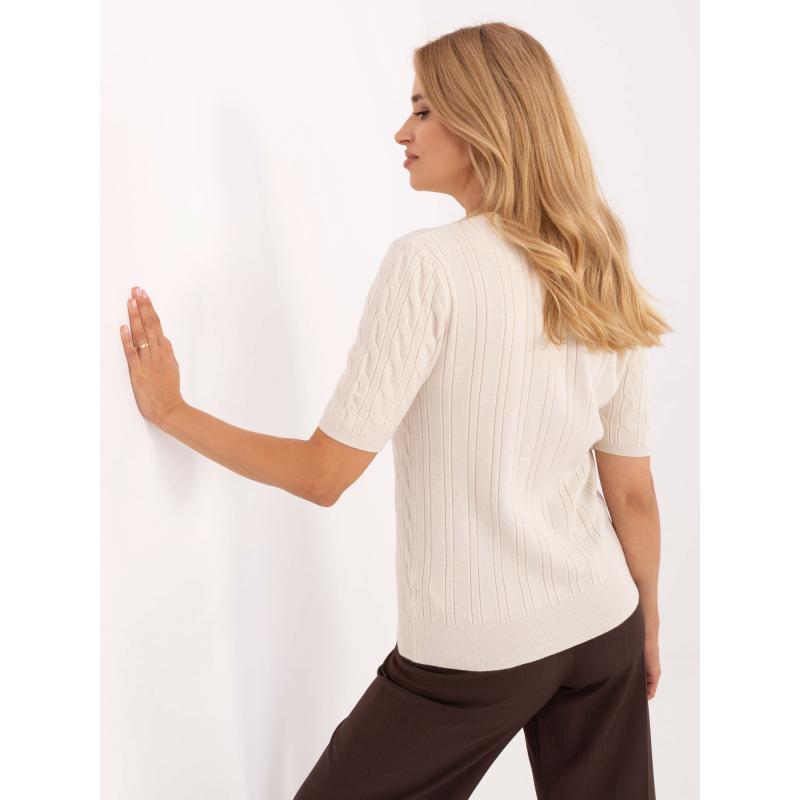 Fekete pulóver rövid ujjú