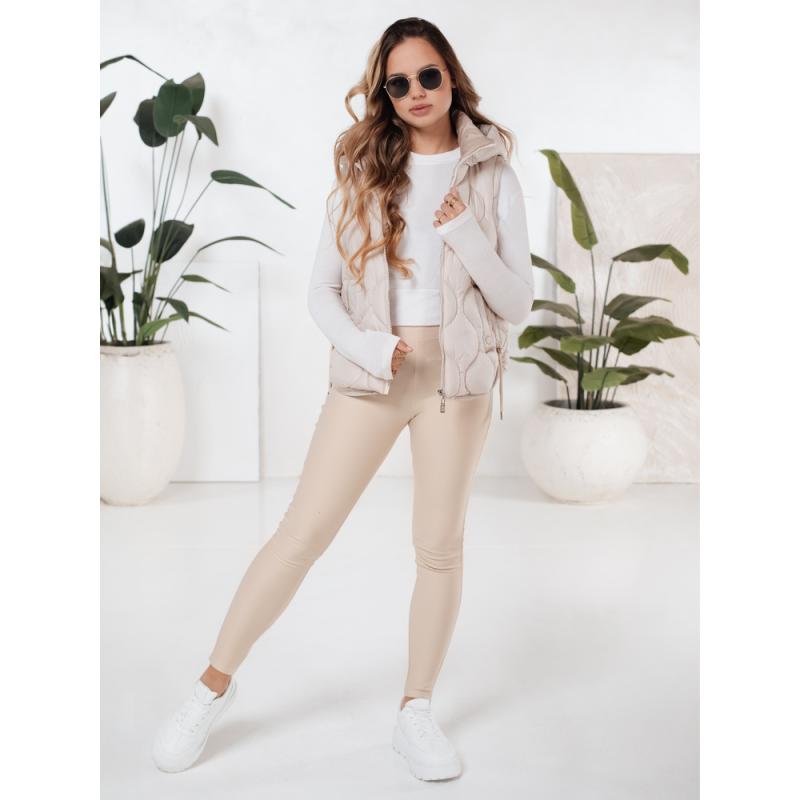 Női leggings, bézs