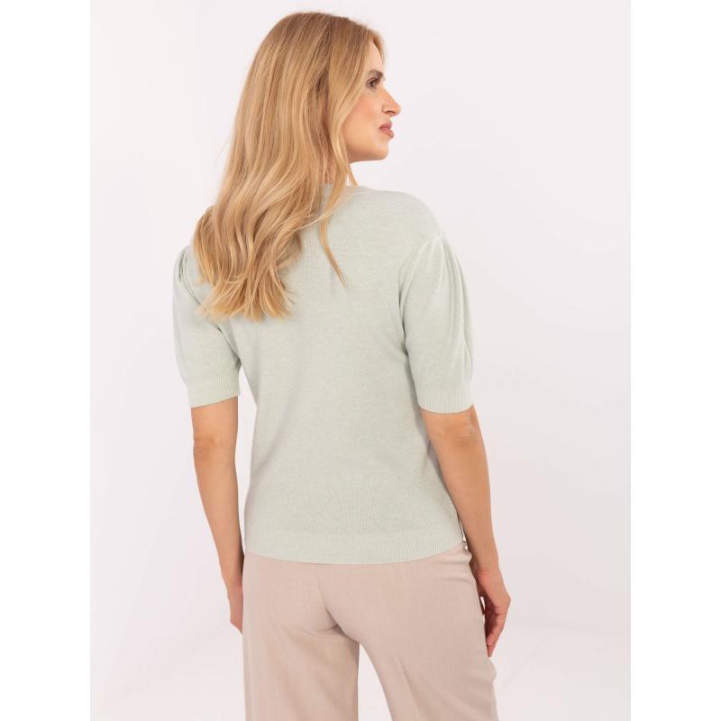 Hosszú pulóver díszítő lánccal