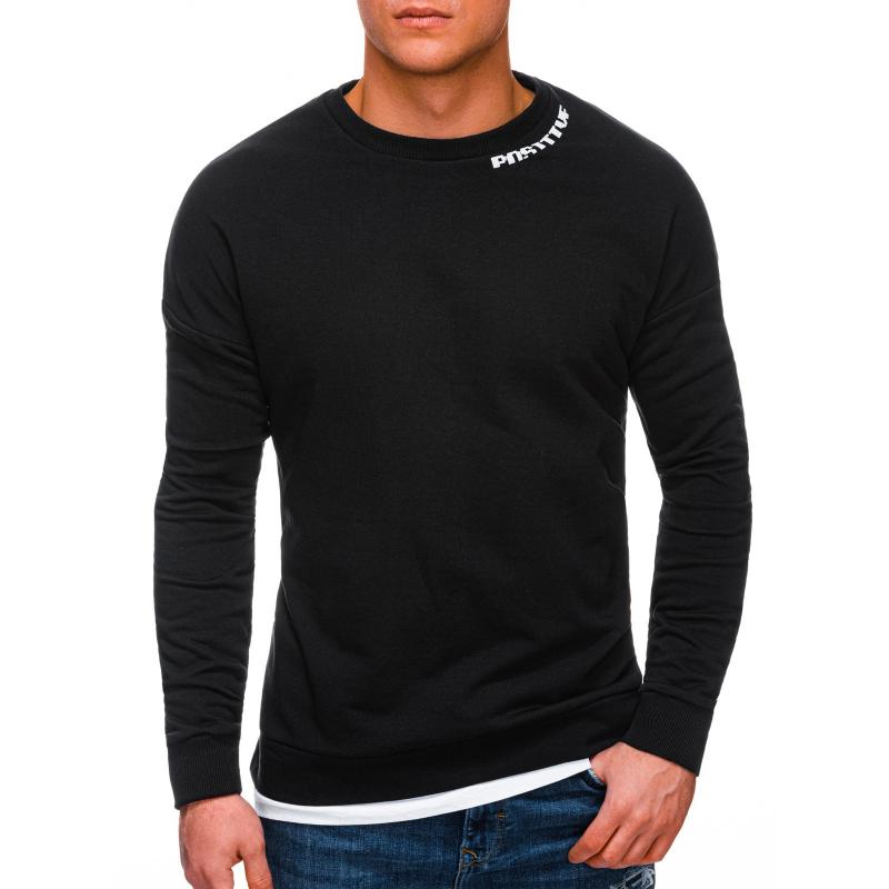 Férfi pulóver B1340 – fekete