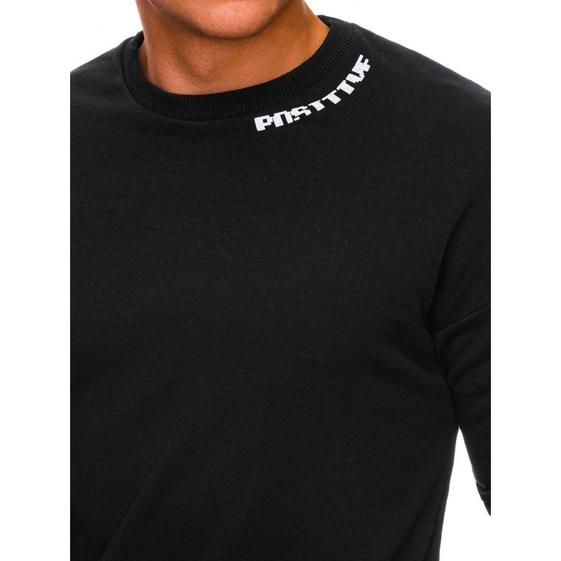 Férfi pulóver B1340 – fekete