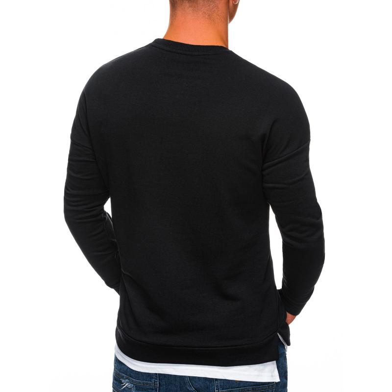 Férfi pulóver B1340 – fekete