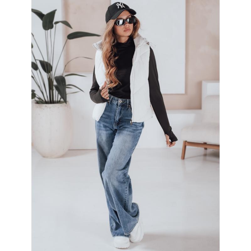 Dámska prešívaná vesta LIKEHUGS biela